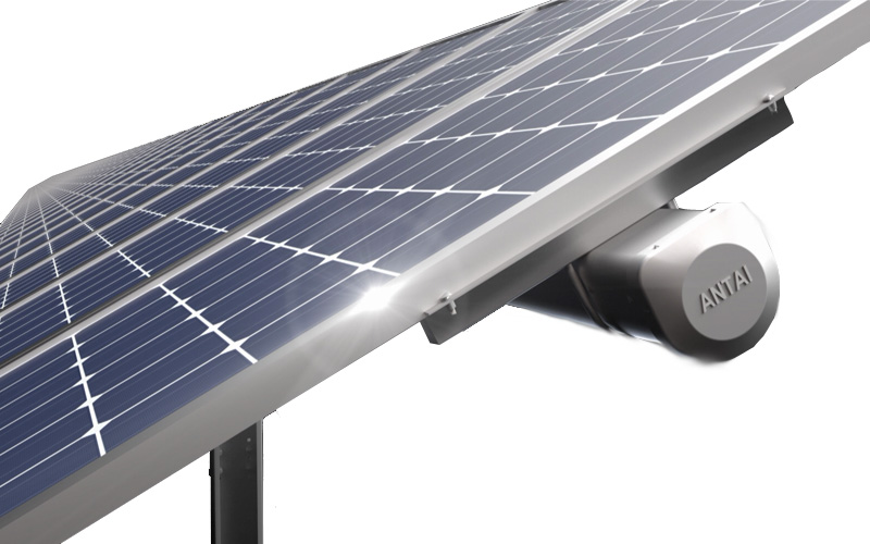 Slew-Drive Single-Axis Tracker