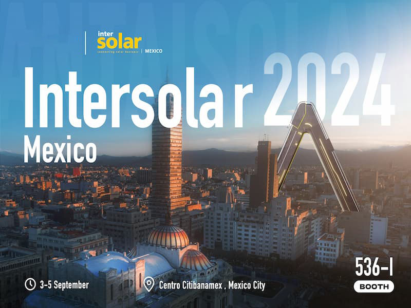 ตัวอย่างงานแสดงสินค้า | Solaxisys รอคุณอยู่ที่งาน Intersolar Mexico 2024