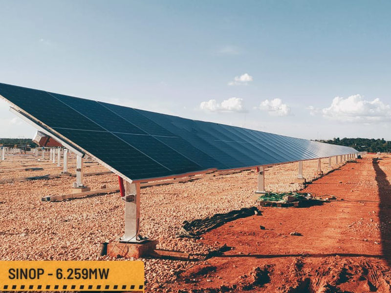 6.253mw-ตัวติดตามพลังงานแสงอาทิตย์ในบราซิล